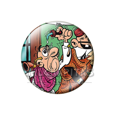Chapa de Mortadelo y Filemón: Mortadelo y Filemón (Disfraz de Ancianos)