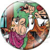 Chapa de Mortadelo y Filemón: Mortadelo y Filemón (Disfraz de Ancianos)