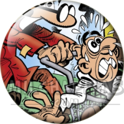 Chapa de Mortadelo y Filemón: Mortadelo (Disfraz de Enfermero)