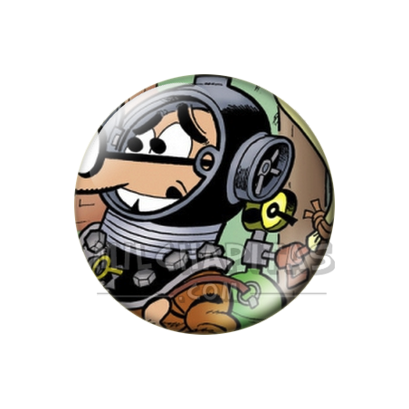 Chapa de Mortadelo y Filemón: Mortadelo (Disfraz de Buzo)