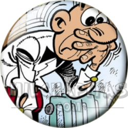 Chapa de Mortadelo y Filemón: Filemón (Preocupado)