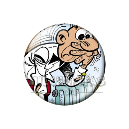 Chapa de Mortadelo y Filemón: Filemón (Preocupado)