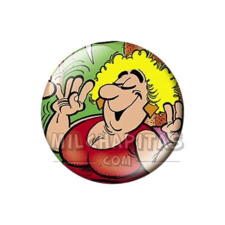 Chapa de Mortadelo y Filemón: Ofelia (Modelo)
