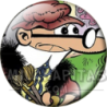 Chapa de Mortadelo y Filemón: Mortadelo (Disfraz de Da Vinci)
