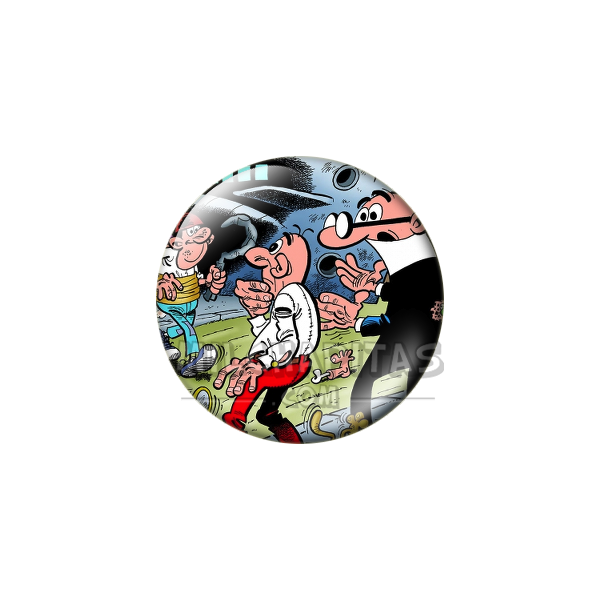 Chapa de Mortadelo y Filemón: Mortadelo y Filemón (En el Hipermercado)