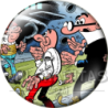 Chapa de Mortadelo y Filemón: Mortadelo y Filemón (En el Hipermercado)