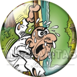 Chapa de Mortadelo y Filemón: Filemón (Llorando)