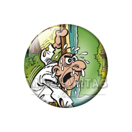 Chapa de Mortadelo y Filemón: Filemón (Llorando)