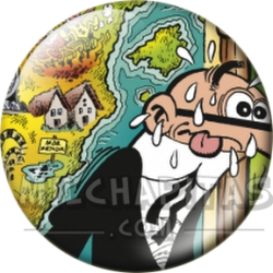 Chapa de Mortadelo y Filemón: Mortadelo (Misión por España)