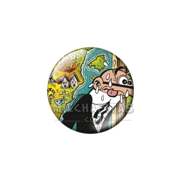Chapa de Mortadelo y Filemón: Mortadelo (Misión por España)