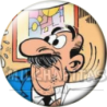 Chapa de Mortadelo y Filemón: El Súper (Leyendo)