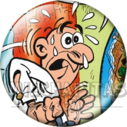 Chapa de Mortadelo y Filemón: Filemón (La Vuelta al Mundo)