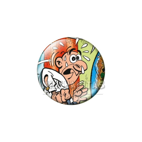 Chapa de Mortadelo y Filemón: Filemón (La Vuelta al Mundo)