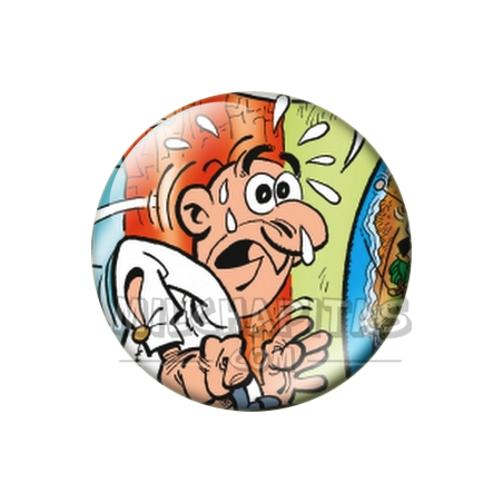 Chapa de Mortadelo y Filemón: Filemón (La Vuelta al Mundo)