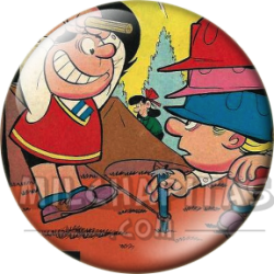 Chapa de Zipi y Zape: Zipi y Zape (Con Casco)