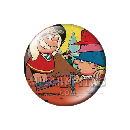 Chapa de Zipi y Zape: Zipi y Zape (Con Casco)