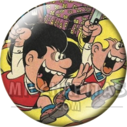 Chapa de Zipi y Zape: Zipi y Zape (Con el Serrucho)