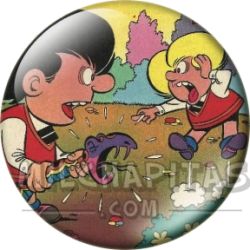 Chapa de Zipi y Zape: Zipi y Zape (La Manguera)