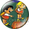 Chapa de Zipi y Zape: Zipi y Zape (Calabazas)