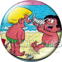 Chapa de Zipi y Zape: Zipi y Zape (La Caracola)