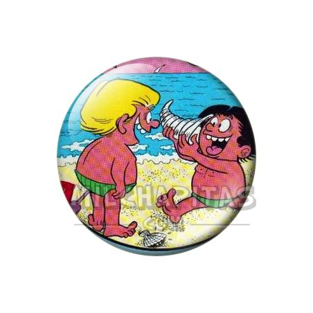 Chapa de Zipi y Zape: Zipi y Zape (La Caracola)