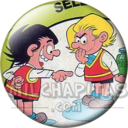 Chapa de Zipi y Zape: Zipi y Zape (El Tarro)