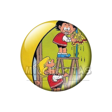 Chapa de Zipi y Zape: Zipi y Zape (En la Escalera)