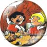 Chapa de Zipi y Zape: Zipi y Zape (En la Cueva)