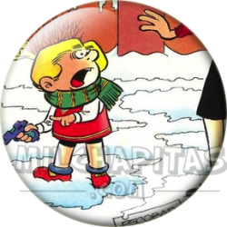 Chapa de Zipi y Zape: Zipi (En la Nieve)