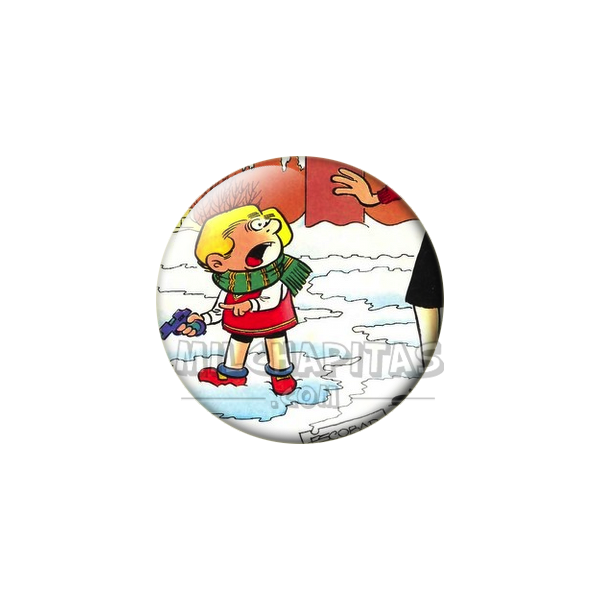 Chapa de Zipi y Zape: Zipi (En la Nieve)