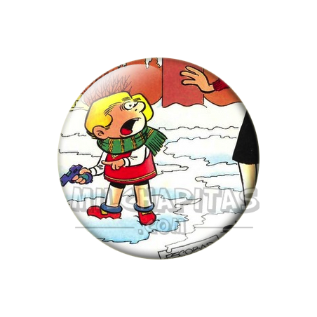 Chapa de Zipi y Zape: Zipi (En la Nieve)