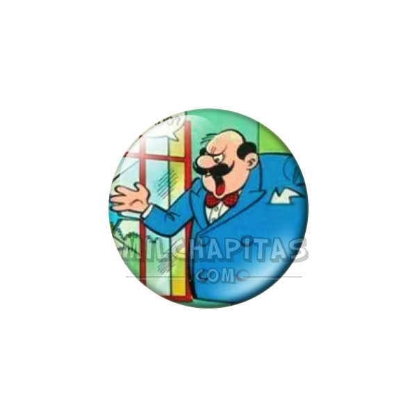 Chapa de Zipi y Zape: Don Minervo (La Ventana Rota)