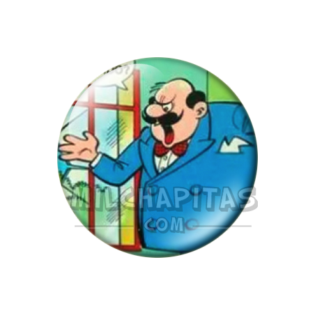Chapa de Zipi y Zape: Don Minervo (La Ventana Rota)