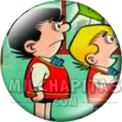 Chapa de Zipi y Zape: Zipi y Zape (Vuelta al Colegio)