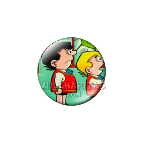Chapa de Zipi y Zape: Zipi y Zape (Vuelta al Colegio)