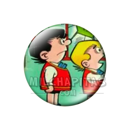 Chapa de Zipi y Zape: Zipi y Zape (Vuelta al Colegio)