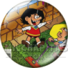 Chapa de Zipi y Zape: Zipi y Zape (Cortando el Césped)