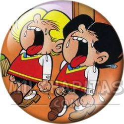 Chapa de Zipi y Zape: Zipi y Zape (Llorando)