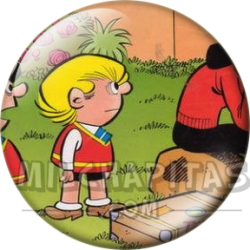 Chapa de Zipi y Zape: Zipi (En el Jardín)
