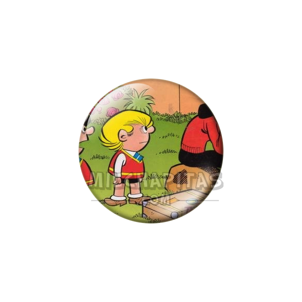Chapa de Zipi y Zape: Zipi (En el Jardín)