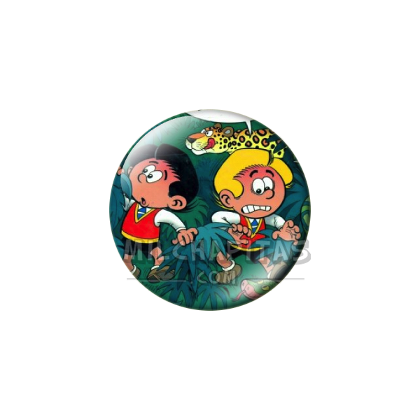 Chapa de Zipi y Zape: Zipi y Zape (En la Selva)