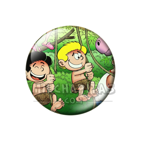Chapa de Zipi y Zape: Zipi y Zape (Con Lianas)