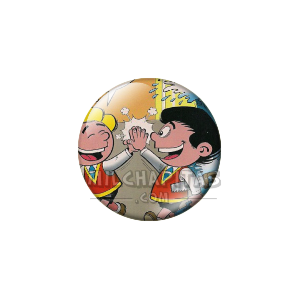 Chapa de Zipi y Zape: Zipi y Zape (Chocando las Manos)