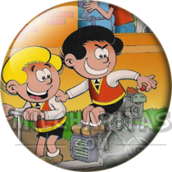 Chapa de Zipi y Zape: Zipi y Zape (El Motor de la Lavadora)