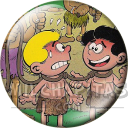 Chapa de Zipi y Zape: Zipi y Zape (Atados)