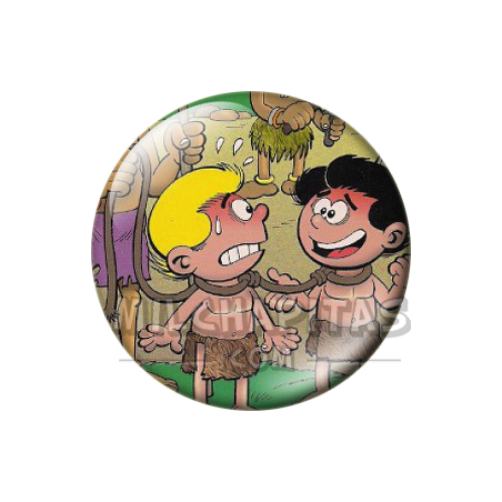 Chapa de Zipi y Zape: Zipi y Zape (Atados)