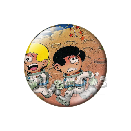 Chapa de Zipi y Zape: Zipi y Zape (Astronautas)