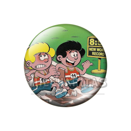 Chapa de Zipi y Zape: Zipi y Zape (Atletas)