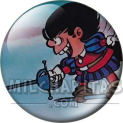 Chapa de Zipi y Zape: Zape (Espadachín)