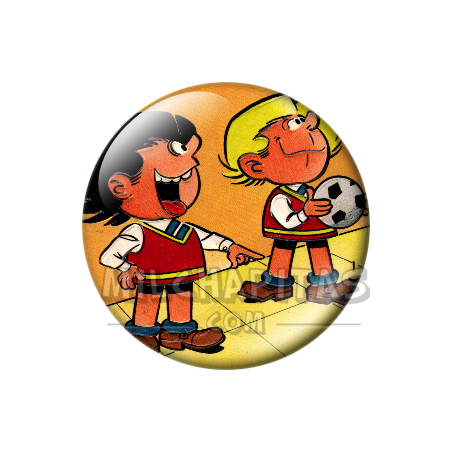 Chapa de Zipi y Zape: Zipi y Zape (Con el Balón)